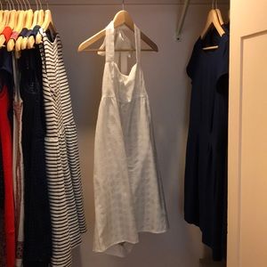 Geren Ford White Halter Dress